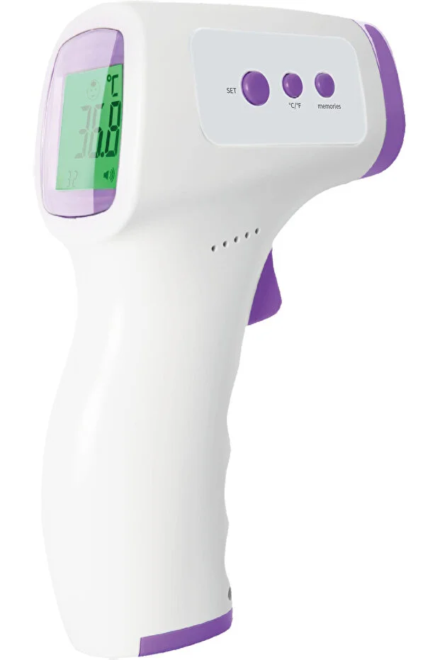 Medikal Temassız Alından Dijital Ölçer Termometre Temassız Ateş Ölçer